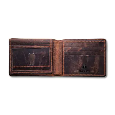 Hanks Belts Deluxe Bifold Wallet