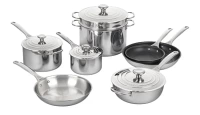Le Creuset TriPly Stainless Steel Cookware Set